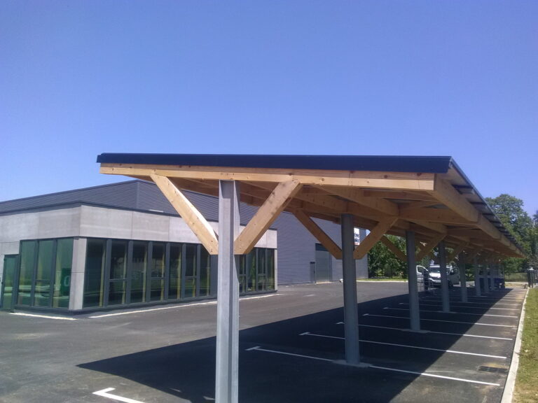 helioscop - photovoltaique - drome - ardèche - SERVICE - INSTALLATION DE PANNEAUX Ombriere petit tertiaire